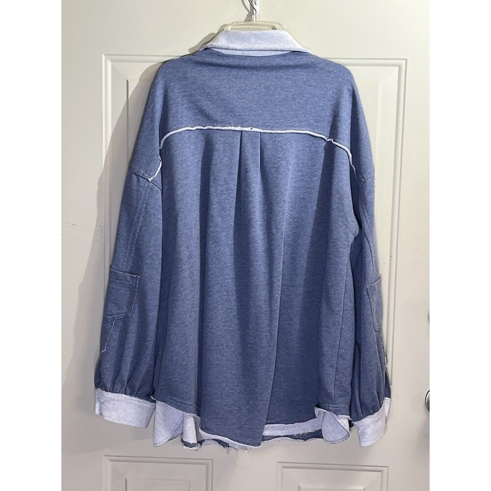 Pol Oversized Jacket Shacket Small - image 2